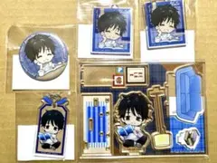 呪術廻戦0 まるくじ　まったり読書時間　アクリルジオラマ　缶バッジ　乙骨憂太