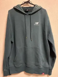 New Balance グリーン パーカー Lサイズ
