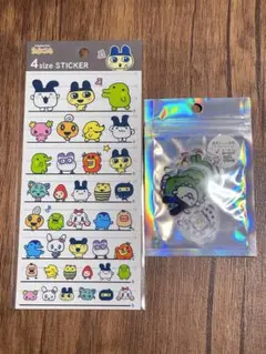 たまごっち　4サイズステッカー　オーロラ