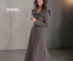 極美品✨snidel ビッグカラーホールワンピース