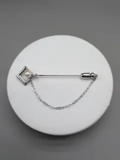 【エレガンスシリーズ】あこや本真珠 タイピン 5.9mm 上品デザイン