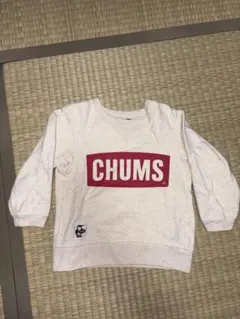 CHUMS キッズ トレーナー クリーム　100のサムネイル