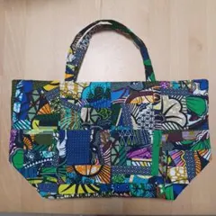 ハンドメイド/トートバッグ/アフリカン/アフリカ布パッチワーク