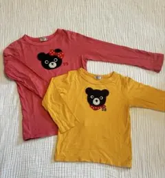 DOUB B 長袖カットソー 2枚セット 100cm 120cm