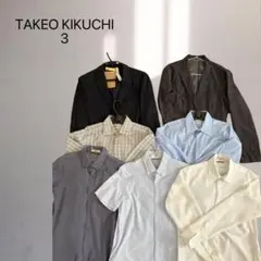 美品 TAKEO KIKUCHI スーツ シャツ セットアップ 10点セットのサムネイル