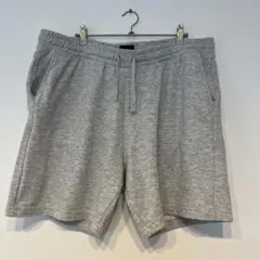 【H&M】 メンズ スウェット ショートパンツ ライトグレー X Lサイズ