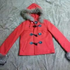 ファー付きダッフルコート