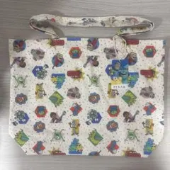 Disney　PIXAR　Littc　総柄　トートバッグ　しまむら