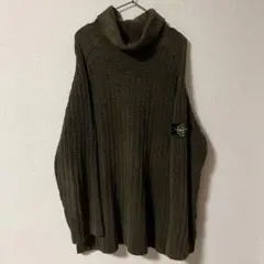 STONE ISLAND 90s タートルネックニット グリーンエッジのサムネイル