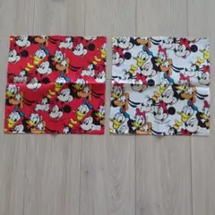 ミッキーキャラクター ハンカチ 2枚セット