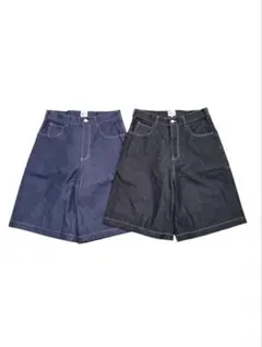 Deaile Rigid Baggy Jorts ブラック Mサイズ 円堂守着用のサムネイル