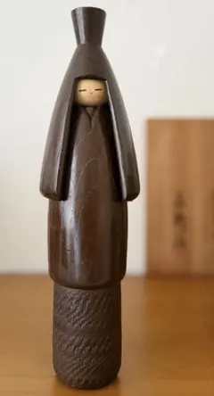 内閣総理大臣賞受賞作家 片瀬快平 作 創作こけし 近代こけし 銘あり