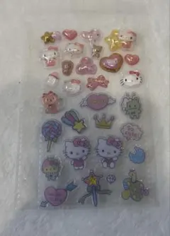 おすそ分け ハローキティ グリッター ぷっくりシール