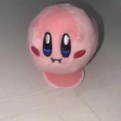 星のカービィ　カービィ　フェイスマスコット　顔　ぬいぐるみ　ほおばり