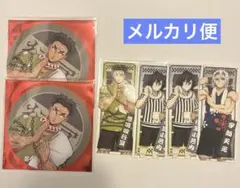 鬼滅の刃　極楽湯　特典コースター　千社札風　悲鳴嶼行冥　伊黒小芭内　宇髄天元