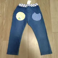 新品・ベイビーチアー　ねこポケット　デニムパンツ　120のサムネイル