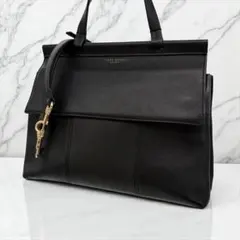 ToryBurch レザー 2way ショルダーバッグ ブラック トリーバーチ