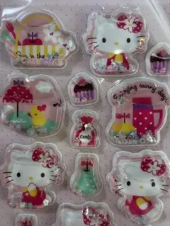 ハローキティ キラキラビーズウォーターオイルシール正規品