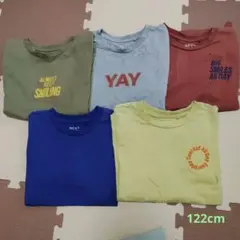 122cm NEXT　Tシャツいろいろ 5着セット
