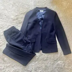 PLST スーツセットアップ　ウォームリザーブ　　　ジャケット　パンツ　ネイビー