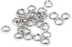 約200個 丸カン 多用途 チャーム 連結金具 カン類 ハンドメイド