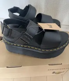 YELLO INK PLATFORM SANDALS ブラック - メルカリ