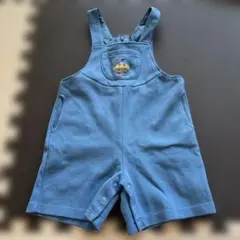 moimolin 水色 オーバーオール 100cm