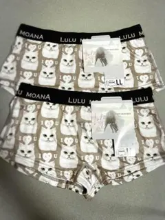 【新品LL2枚】LuluMoana 　レディースボクサーパンツ 　LLサイズ