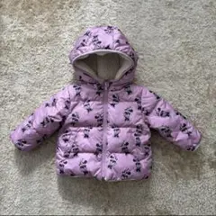 【美品】GAP Disney ダウン コート 80 記名無し ミニー柄