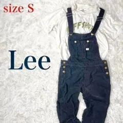 Lee リー レディース ライトウエイトデニムオーバーオール サロペット S 黒