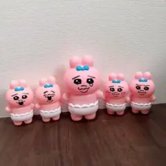 おぱんちゅうさぎ ソフビフィギュア 5体セットのサムネイル