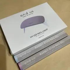 3COINS UVネイルライト/スティックジェルネイル セットのサムネイル