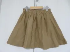 GLOBALWORK　インナーパンツ付きスカート XXL　140㎝程　ブラウン