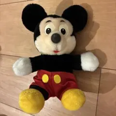 ミッキーマウス ぬいぐるみ レトロ