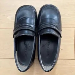 TOP VALUE ブラックローファー 男の子 18