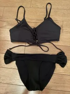 値下げ❣️H&M ブラック レースアップ セパレート水着 ビキニのサムネイル