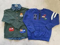 長袖カットソー 2点セット 120cm 送料込み