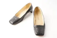 ボッテガ・ヴェネタ レザー パンプス ローファー ブラック 黒