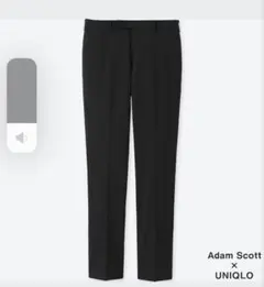 Adam Scott 黒スラックス　感動パンツウルトラライト・コットンライク