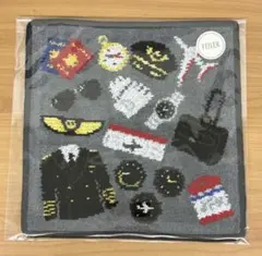 【新品】JAL フェイラー 機内販売 ハンカチ グレー