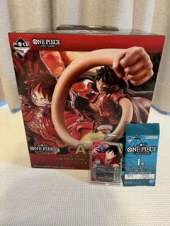 ワンピース一番くじ A賞モンキー・D・ルフィ I賞 ステッカー 先着限定カード