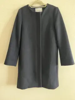 SLOBE IENA スローブイエナ ノーカラーコート ネイビー