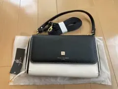 ヒロココシノ バイカラーポシェット 長財布