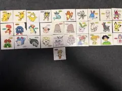 ポケモンパン デコキャラシール☆まとめ売り31枚