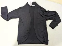 【未使用】黒のカーディガン Mサイズ　☆ボタンなし　タグ付き
