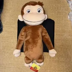 おさるのジョージ ギガジャンボ ペロリ ぬいぐるみ スノーマン 向井