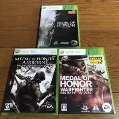 XBOX360 Medal of Honor メダルオブオナー 3作品 セット