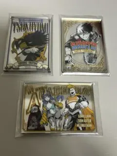 僕のヒーローアカデミア　原画展　パブミラー風アクリルステッカーコレクション