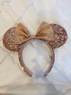 【最終値下げ★】ディズニー ミニー リボン カチューシャ スパンコール
