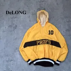 【DeLONG】デロング（2XL相当）アノラックパーカー＊ナイロン＊ハーフジップ